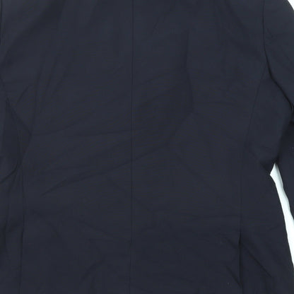 Next Mens Blue Polyester Jacket Suit Jacket Size 44 Regular