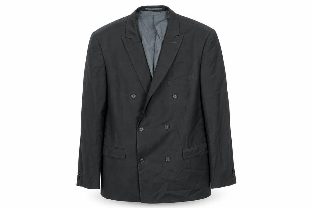 Red Herring Mens Grey Polyester Jacket Suit Jacket Size 44 Regular