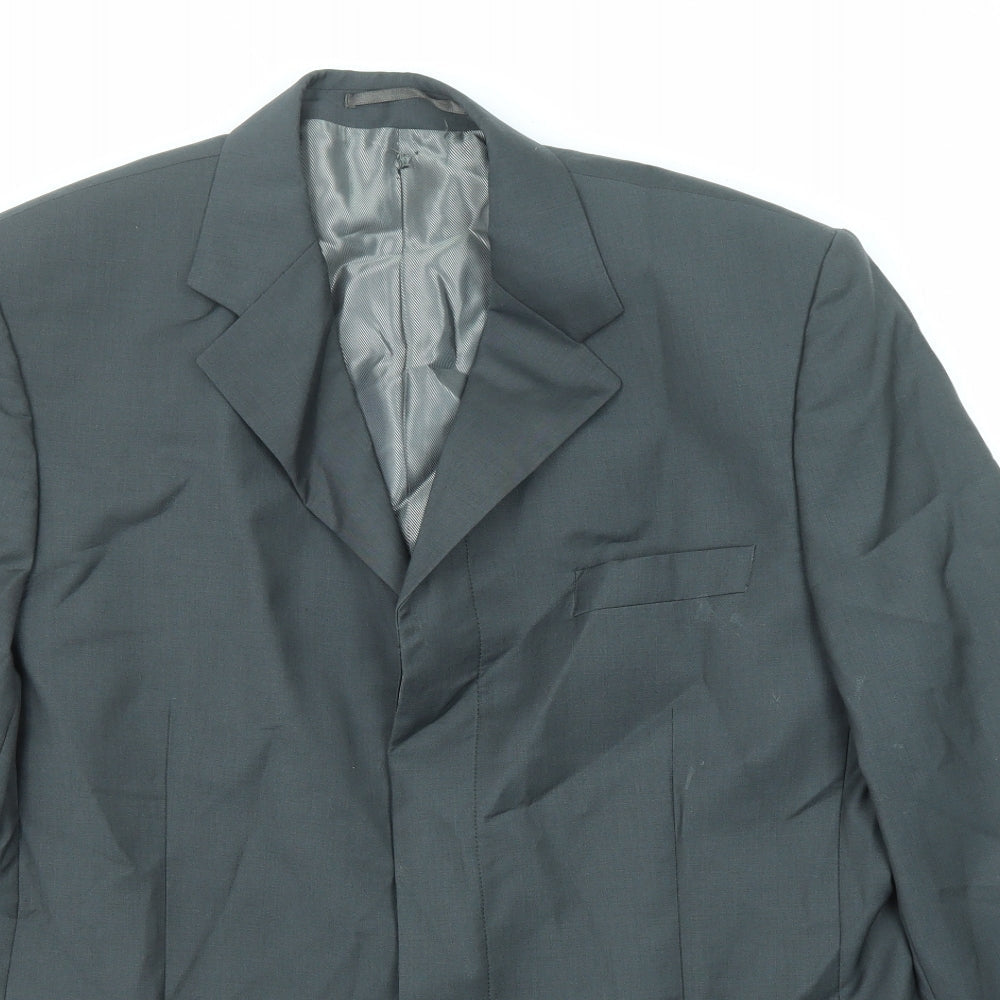 NEXT Mens Grey Wool Jacket Suit Jacket Size 42 Regular