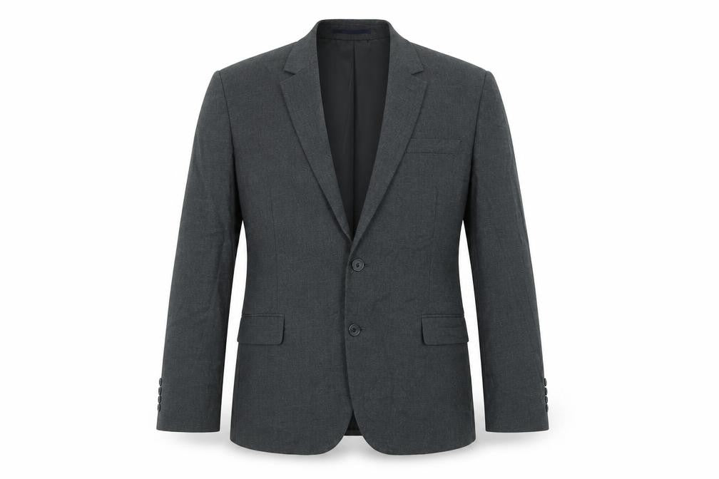 ASOS Mens Grey Polyester Jacket Suit Jacket Size 40 Regular