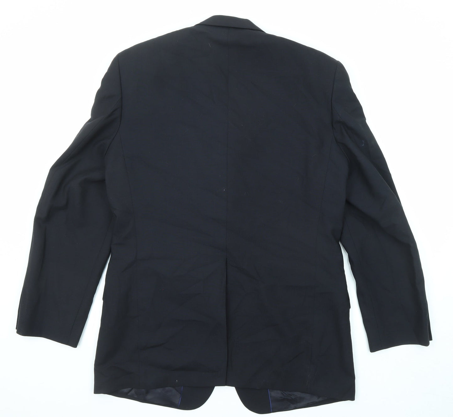 NEXT Mens Black Wool Jacket Suit Jacket Size 40 Regular
