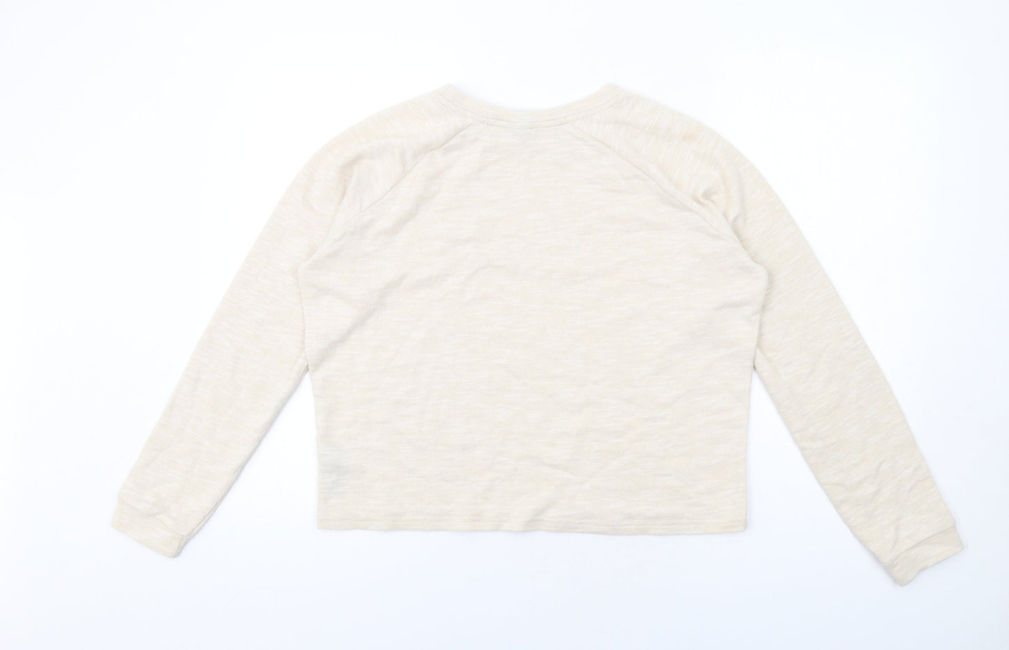 ASOS Womens Beige Polyester Pullover Sweatshirt Size 14 Pullover