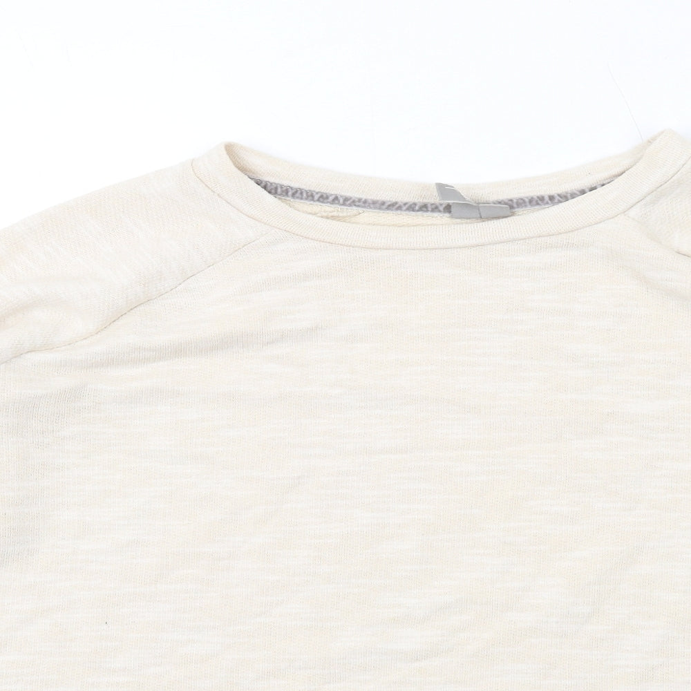 ASOS Womens Beige Polyester Pullover Sweatshirt Size 14 Pullover