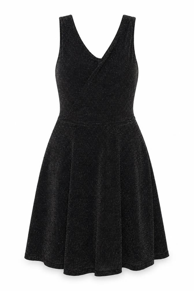 River Island Womens Black Polyester Fit & Flare Size 6 Scoop Neck Pullover
