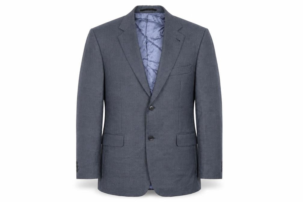 Skopes Mens Blue Polyester Jacket Suit Jacket Size 42 Regular