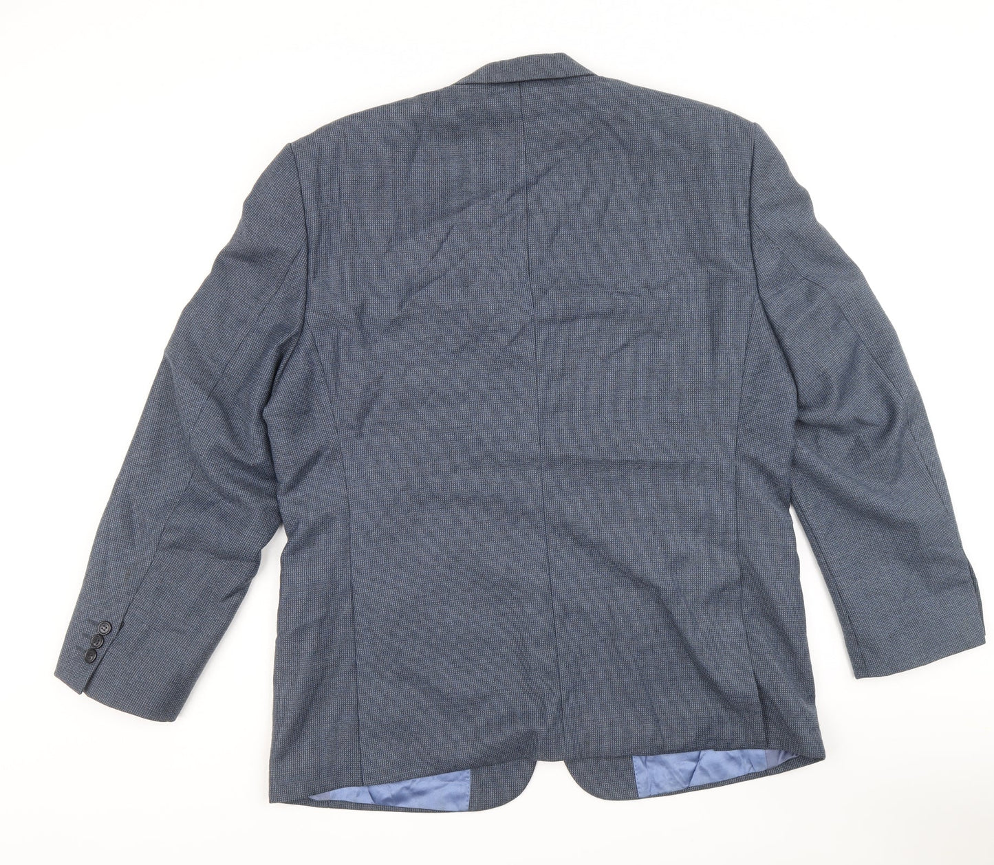 Skopes Mens Blue Polyester Jacket Suit Jacket Size 42 Regular