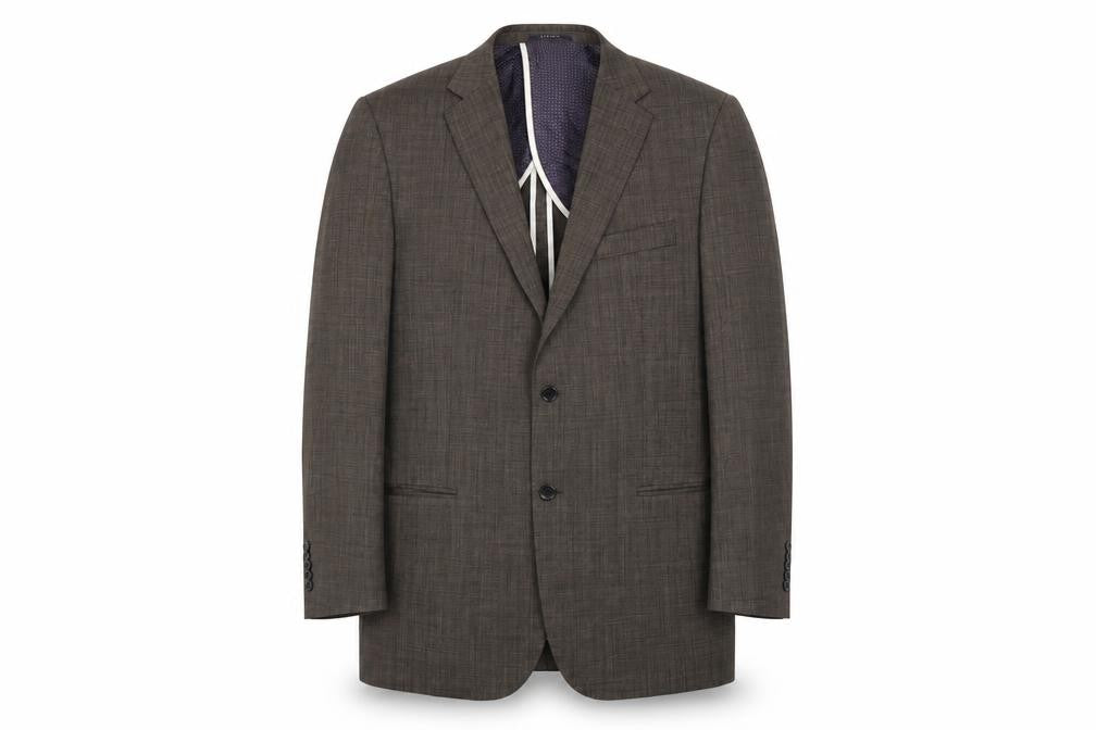 Sacoor Mens Grey Wool Jacket Blazer Size 54 Regular - Five button sleeve