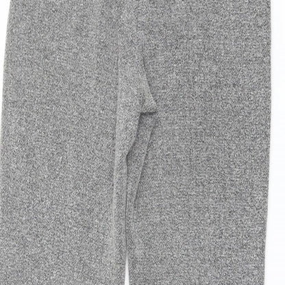 Dash Womens Grey Polyester Trousers Size 10 L27 in Regular