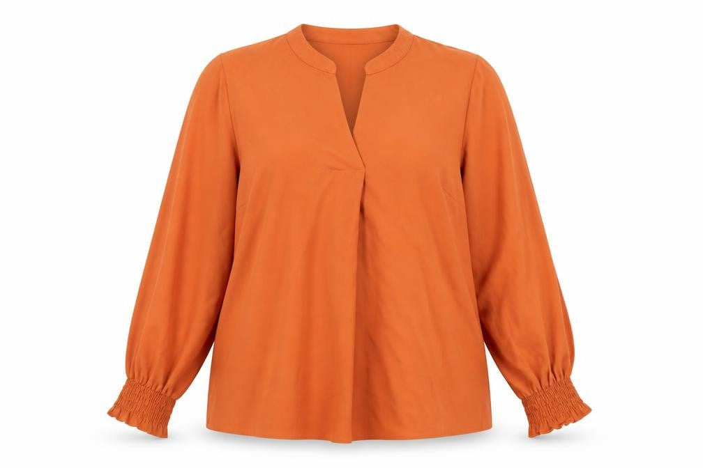 Evans Womens Pink Polyester Basic Blouse Size 18 V-Neck