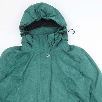 Ayacucho Mens Green Windbreaker Jacket Size S Zip