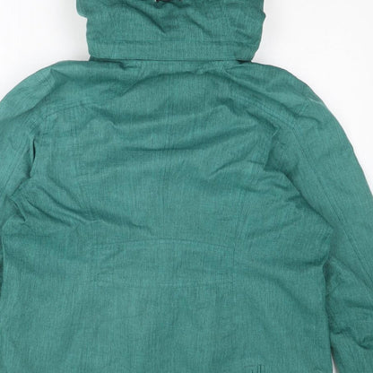 Ayacucho Mens Green Windbreaker Jacket Size S Zip