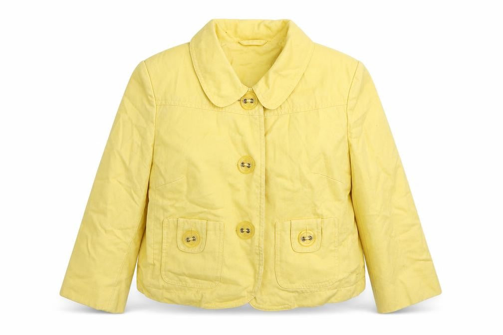 New Look Womens Yellow Jacket Size 12 Zip