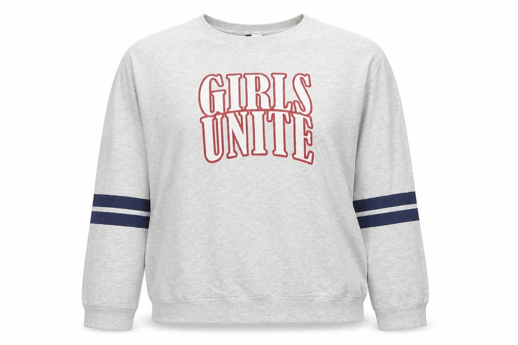 H&M Womens Grey Cotton Pullover Sweatshirt Size L Pullover - Girls Unite