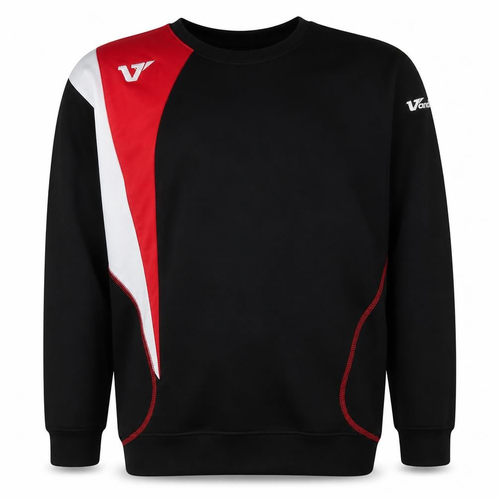 Vandanel Boys Black Colourblock Polyester Pullover Sweatshirt Size 10-11 Years Pullover - Age 10-12Years