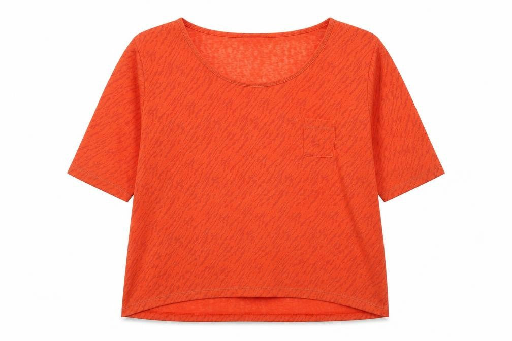 Marks & Spencer Womens Red Animal Print Polyester Basic T-Shirt Size 12 Boat Neck