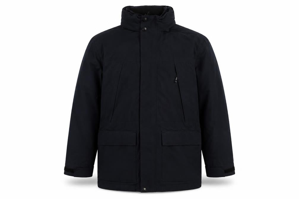 Marks & Spencer Mens Blue Pea Coat Coat Size M Zip