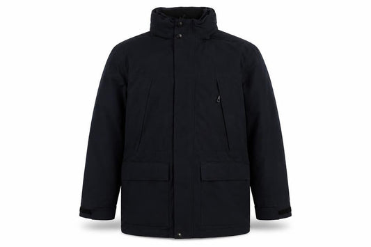 Marks & Spencer Mens Blue Pea Coat Coat Size M Zip