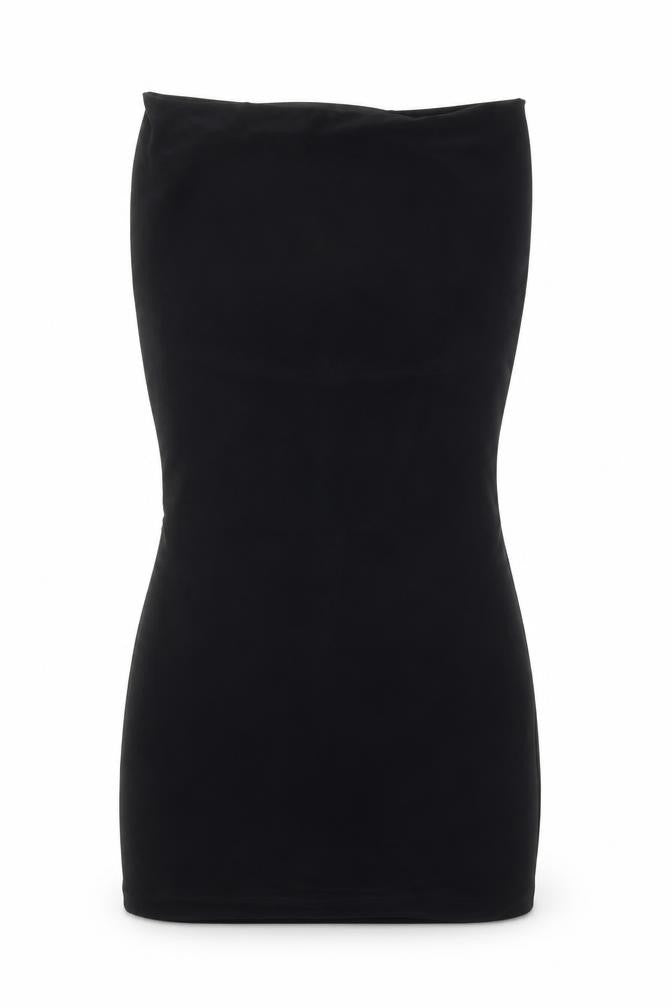 Miss Selfridge Womens Black Polyester Bodycon Size 6 Off the Shoulder Pullover