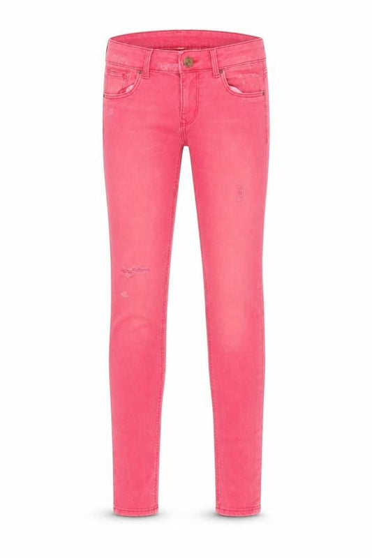 Divided by H&M Womens Pink Cotton Skinny Jeans Size 10 L32 in Regular Zip