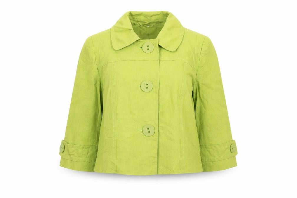 Debenhams Womens Green Jacket Blazer Size 8 Button