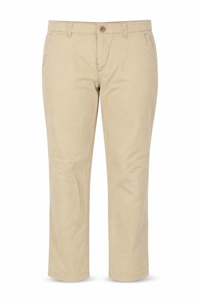 Gap Womens Beige Cotton Trousers Size 8 L27 in Regular Zip