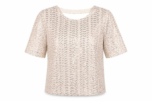 NEXT Womens Pink Nylon Basic Blouse Size 6 Round Neck