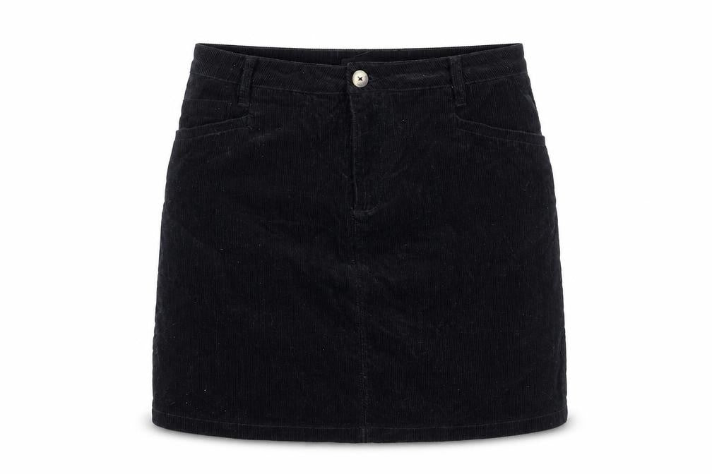 Studio Womens Blue Cotton A-Line Skirt Size 14 Zip