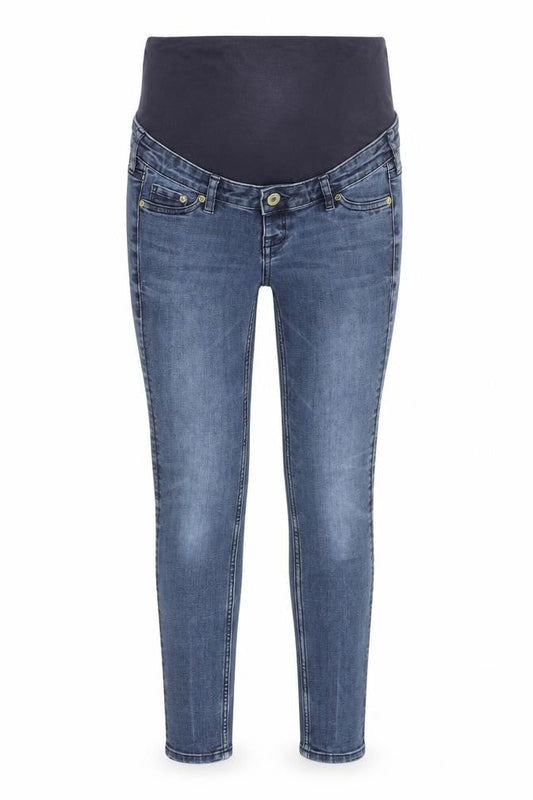 H&M Womens Blue Cotton Skinny Jeans Size 8 L29 in Regular