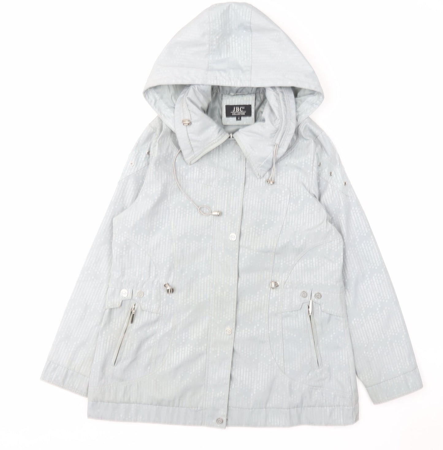 JBC Womens Blue Jacket Size 12 Zip