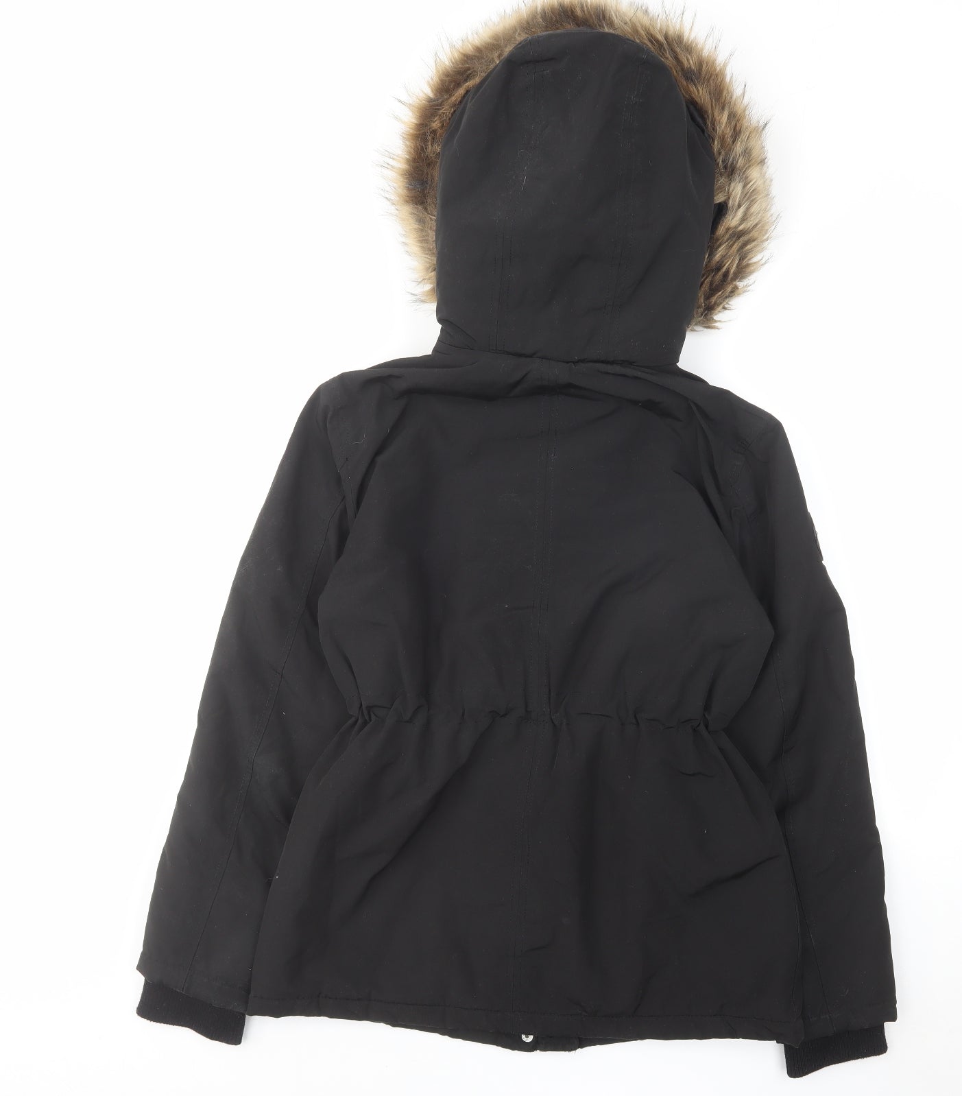 New Look Womens Black Jacket Size 6 Zip
