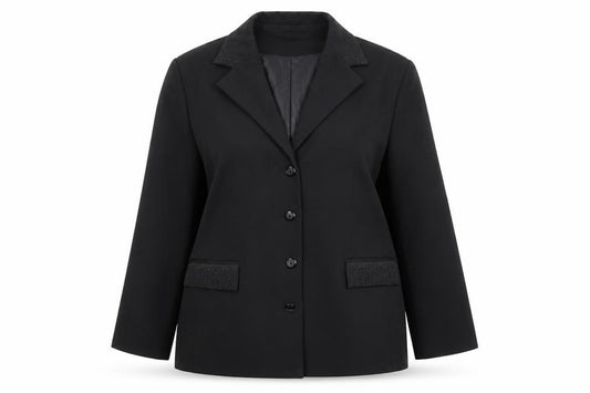 Bonmarché Womens Black Polyester Jacket Blazer Size 18