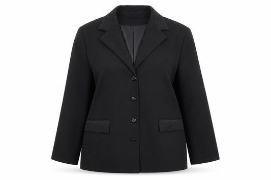 Bonmarché Womens Black Polyester Jacket Blazer Size 18