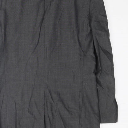 Next Mens Grey Wool Jacket Suit Jacket Size 40 Regular