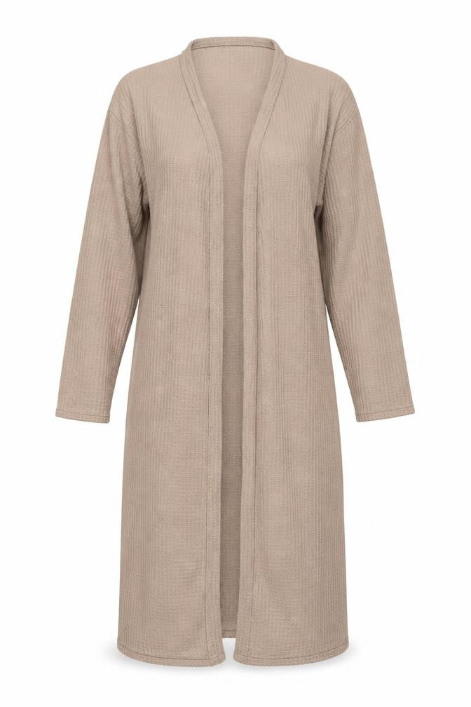 Karen Neuburger Womens Beige V-Neck Polyester Cardigan Jumper Size S