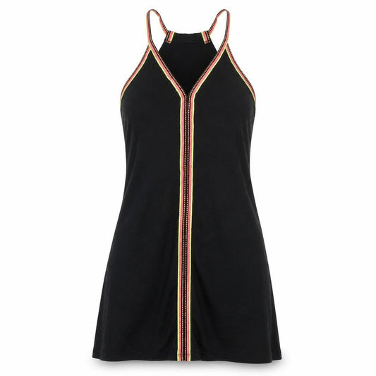 River Island Womens Black Polyester Tank Dress Size S V-Neck Pullover