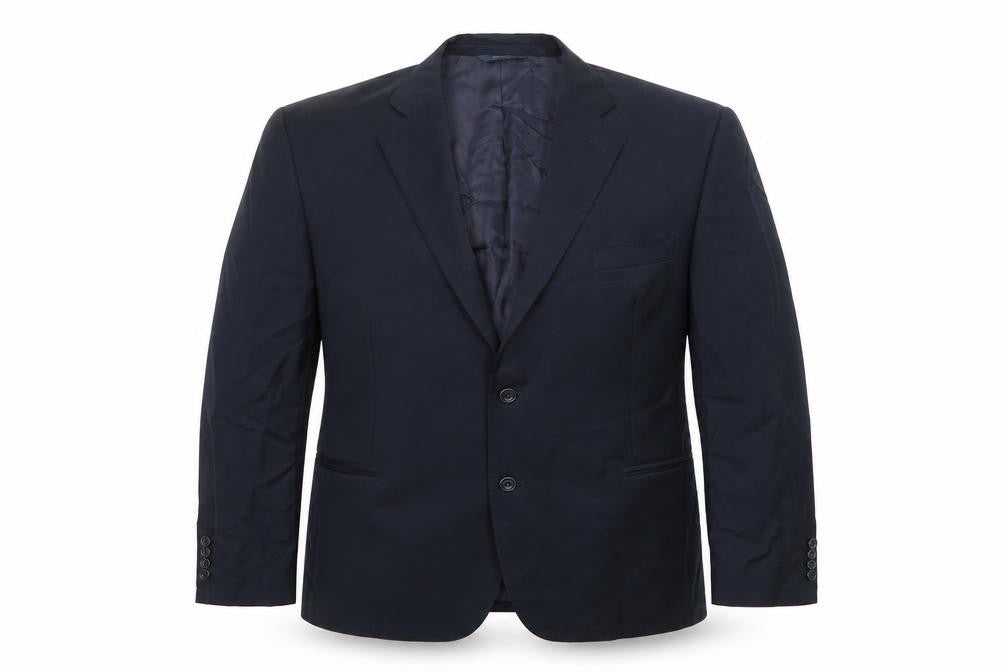 1818 Mens Blue Wool Jacket Suit Jacket Size 48 Regular