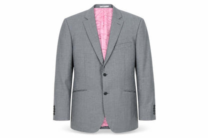 Aspen & Court Mens Grey Wool Jacket Suit Jacket Size 44 Regular