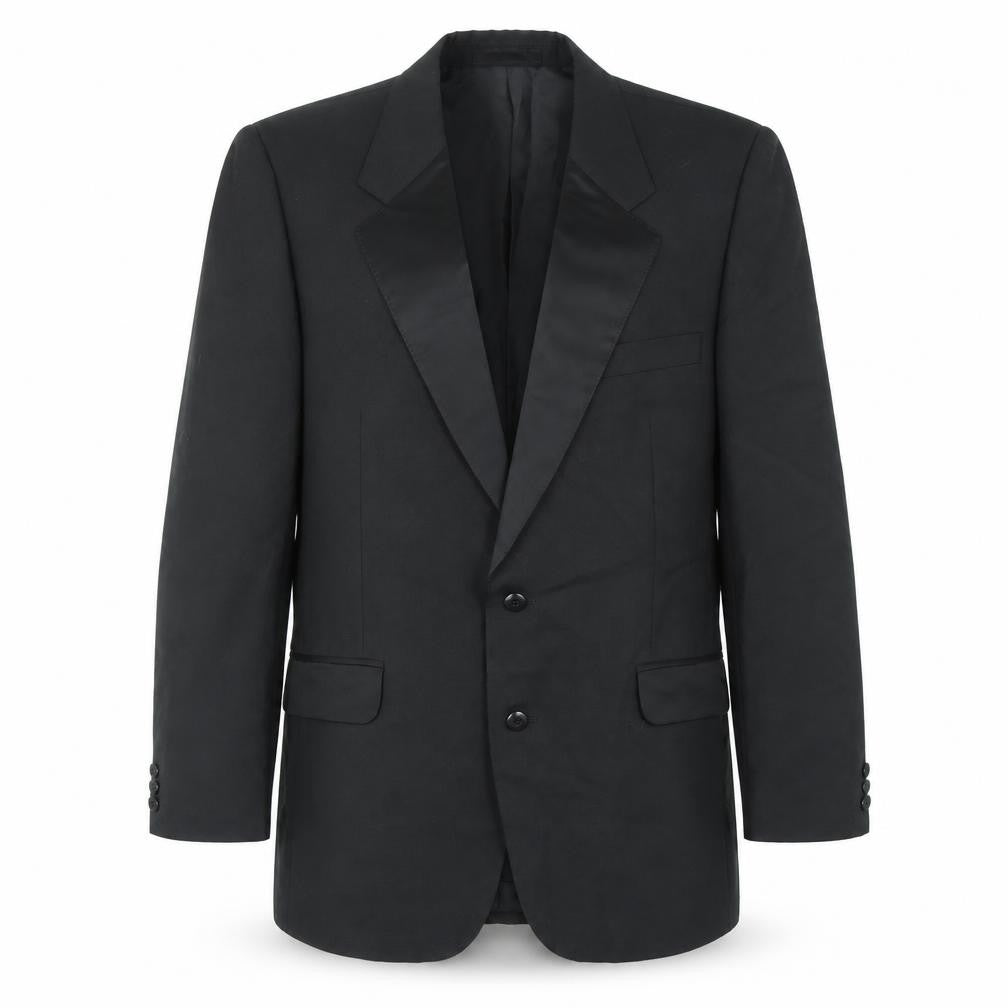Dunn & Co Mens Black Polyester Tuxedo Suit Size 42 Regular