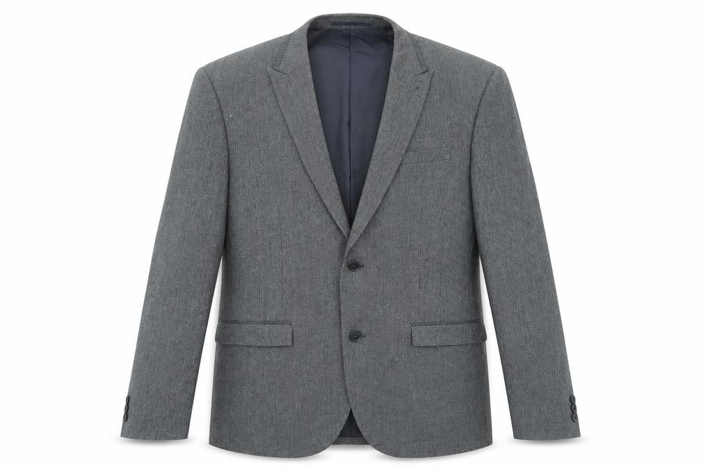 NEXT Mens Grey Polyester Jacket Suit Jacket Size 40 Regular
