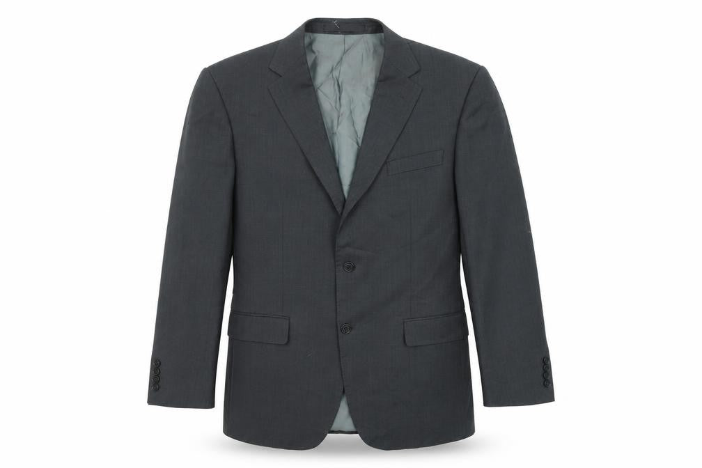 Marks & Spencer Mens Black Wool Jacket Suit Jacket Size 42 Regular