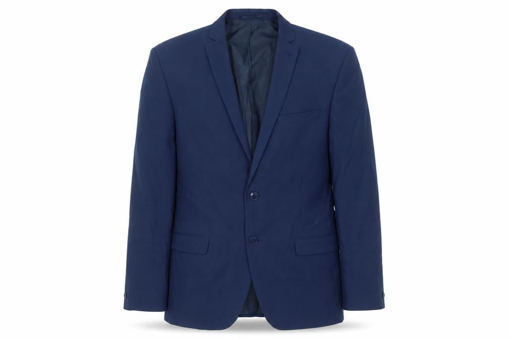 Red Herring Mens Blue Polyester Jacket Suit Jacket Size 40 Regular