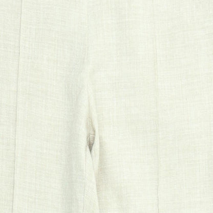 EWM Womens Beige Polyester Trousers Size 14 L26 in Regular