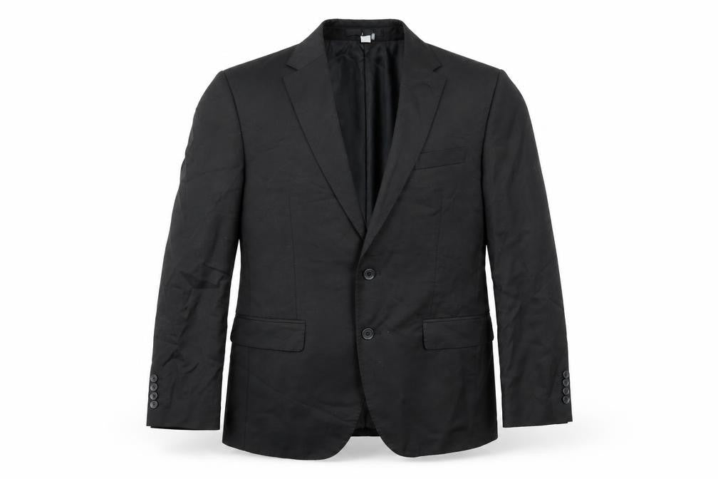 Marks & Spencer Mens Black Polyester Jacket Suit Jacket Size 40 Regular