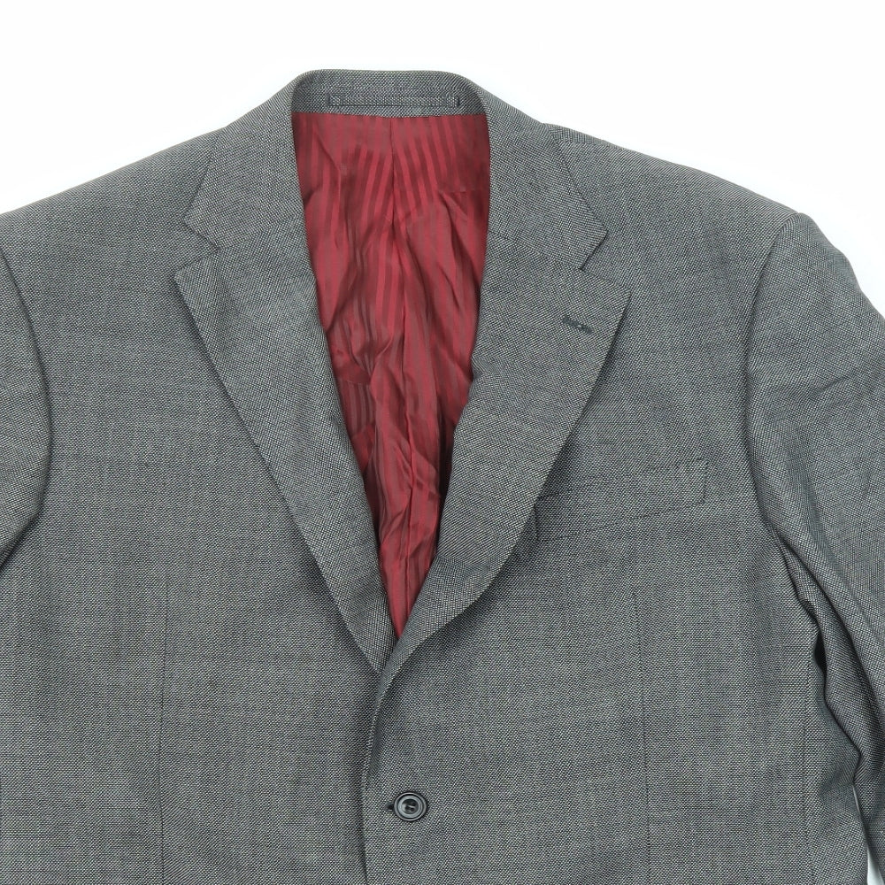 Marks and Spencer Mens Grey Wool Jacket Suit Jacket Size 42 Regular