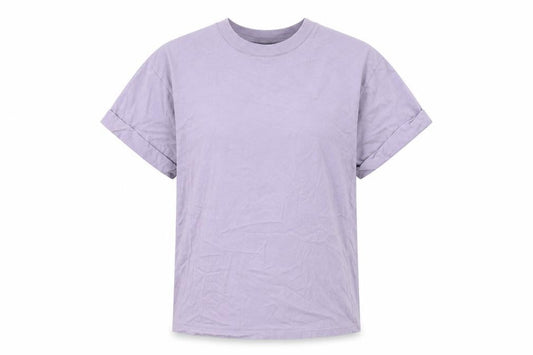 ASOS Womens Purple Cotton Basic T-Shirt Size 4 Crew Neck