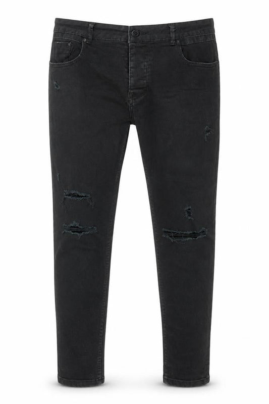 Denim & Co. Mens Black Cotton Skinny Jeans Size 34 in L30 in Regular Zip