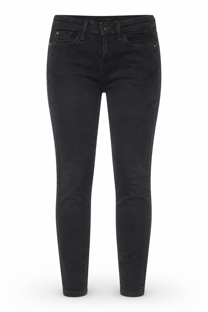 River Island Womens Black Cotton Skinny Jeans Size 8 L25 in Regular Zip
