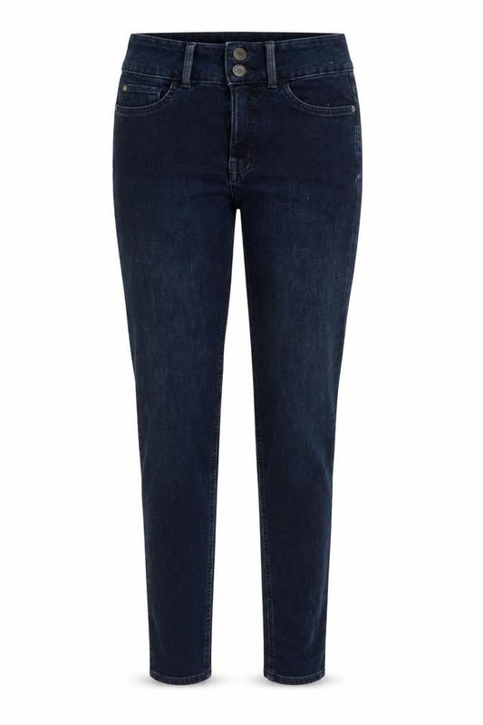 Marks & Spencer Womens Blue Cotton Skinny Jeans Size 8 L31 in Slim Zip