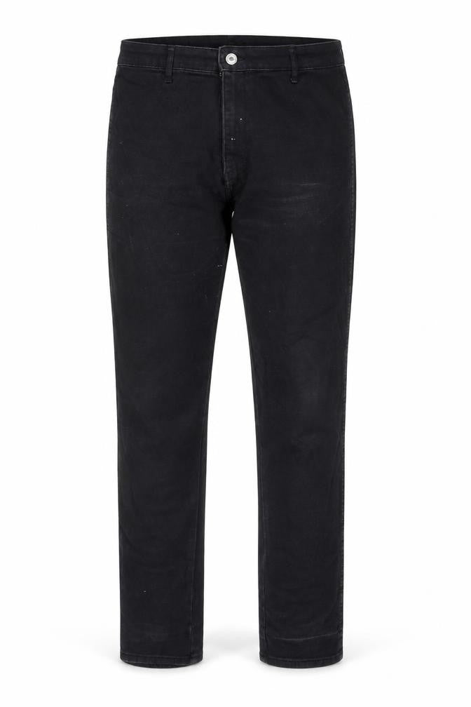 H&M Womens Black Cotton Tapered Jeans Size 33 in L30 in Regular Zip