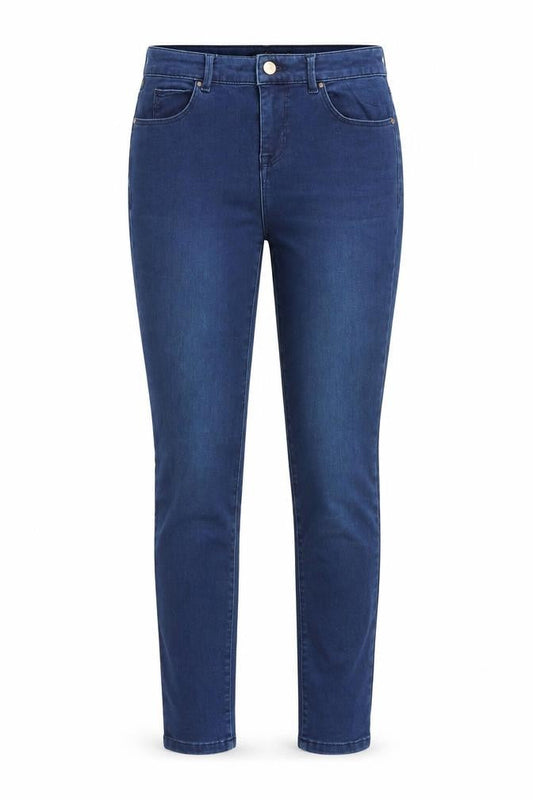 blue73 Womens Blue Cotton Skinny Jeans Size 8 L29 in Slim Zip